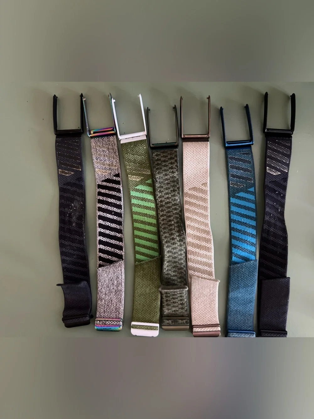 WHOOP 4.0 with bands- Olive, Blue, Tan, Gray, etc